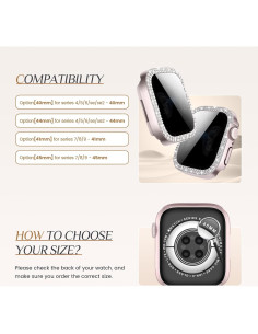 Protector de Pantalla Goton Brillante para Apple Watch 41-46mm 2