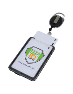 Soporte de identificación plástico Specialist ID para 3 tarjetas