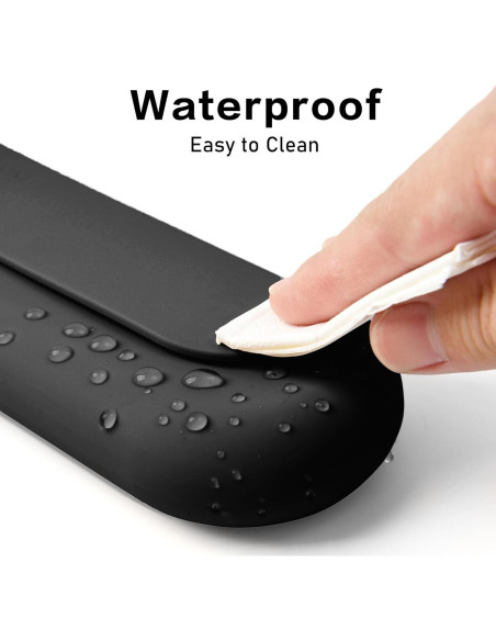 Soporte Organizador de Brochas de Maquillaje Silicona Negro Soporte Organizador de Brochas de Maquillaje Silicona Negro