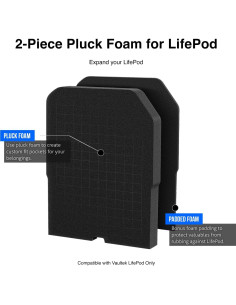 Estuche de Viaje Impermeable VAULTEK LifePod con Espuma Desprendible 2