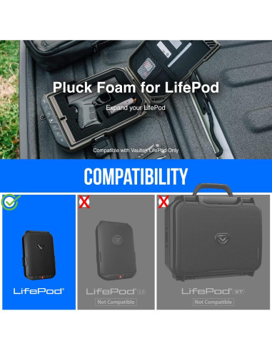 Estuche de Viaje Impermeable VAULTEK LifePod con Espuma Desprendible