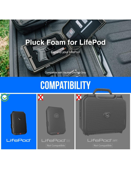 Estuche de Viaje Impermeable VAULTEK LifePod con Espuma Desprendible