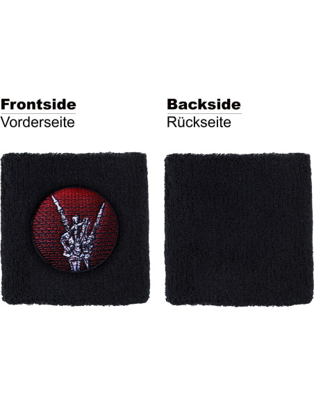 Banda de Sudor para Muñeca Express-Stickerei Metal Pesado 8x8cm