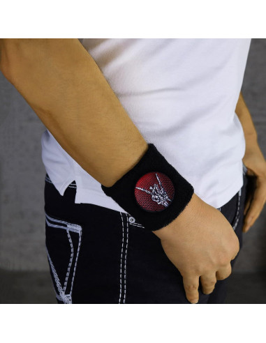 Banda de Sudor para Muñeca Express-Stickerei Metal Pesado 8x8cm