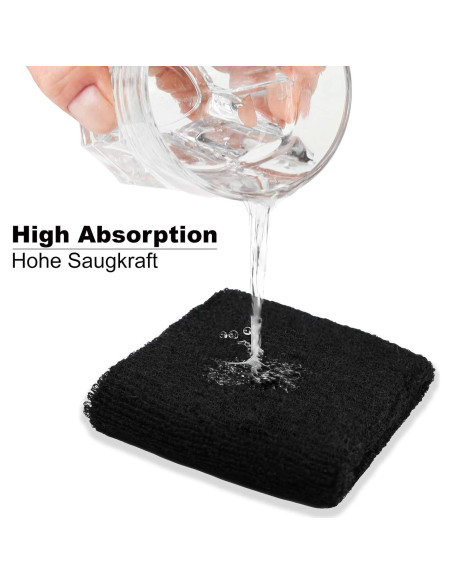 Banda de Sudor para Muñeca Express-Stickerei Metal Pesado 8x8cm