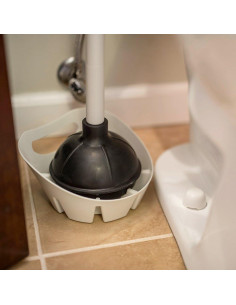 Soporte Universal para Desatascadores PlumbCraft 19.05 cm Blanco 2