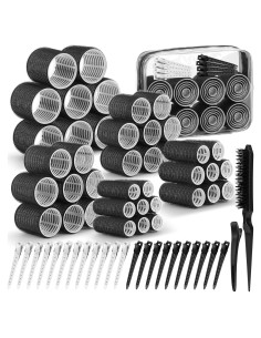 Set de 65 Rulos Autoadhesivos Qinzave para Cabello - 5 Tamaños
