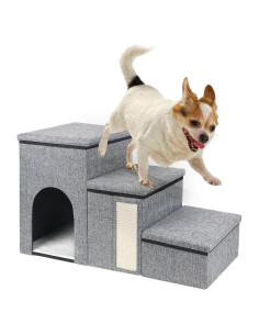 Escaleras Plegables para Perros Petizer 3 Escalones 43 cm