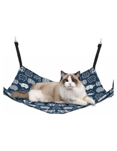 Hamaca para mascotas NIEITRK-VK1 Azul 33x25cm para Gatos y Hurones