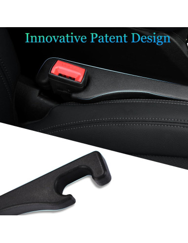 Relleno Espacio Asientos Hanhee 2 Pack Universal Negro