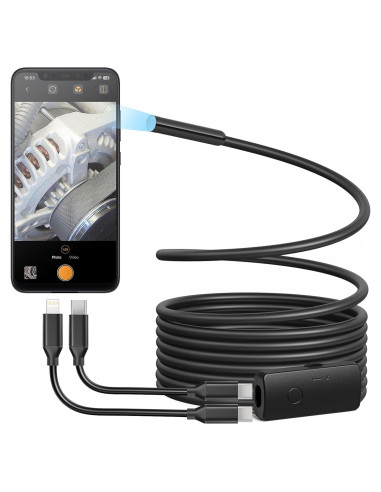 Cámara Endoscópica USB Anykit 2.99m HD con 8 Luces LED