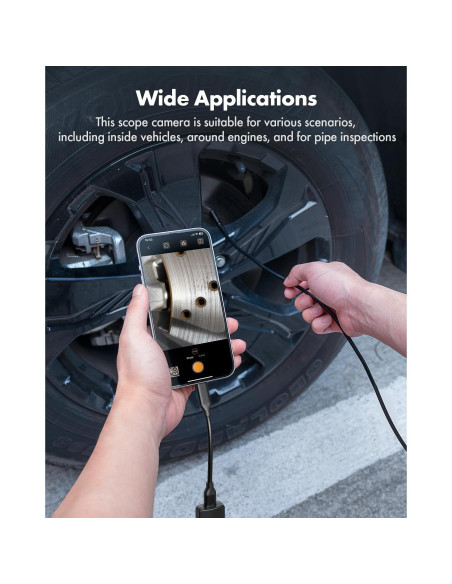 Cámara Endoscópica USB Anykit 2.99m HD con 8 Luces LED