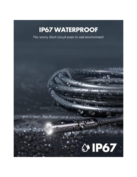 Cámara Endoscópica USB Anykit 2.99m HD con 8 Luces LED