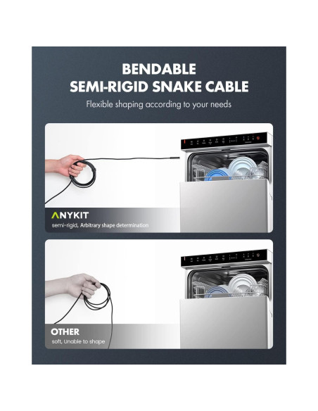 Cámara Endoscópica USB Anykit 2.99m HD con 8 Luces LED