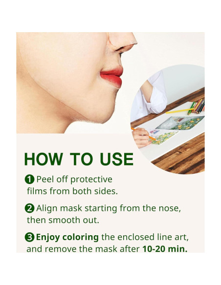 Máscara Facial Hidratante Lifting Art Fit - 5 Hojas