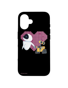 Funda de teléfono WALL-E y Eve Disney Pixar para iPhone 16