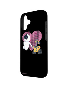 Funda de teléfono WALL-E y Eve Disney Pixar para iPhone 16 2
