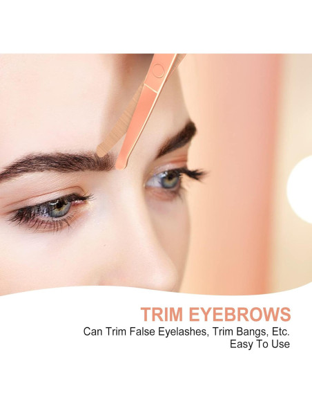 Tijeras Pequeñas AsonTao para Cejas y Vello Nasal - Dorado Tijeras Pequeñas AsonTao para Cejas y Vello Nasal - Dorado