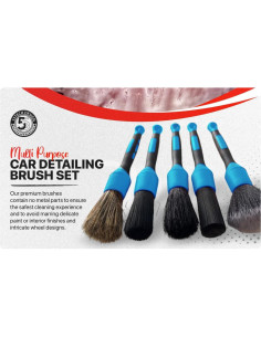 Juego de Cepillos de Detalle 55tech - 5 Piezas para Autos 2