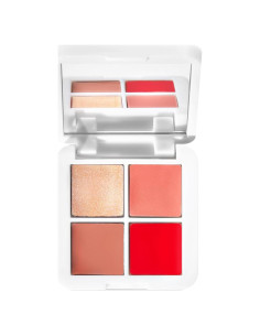Paleta de Maquillaje RMS Beauty Glow Quad Mini - Iluminador y Rubor