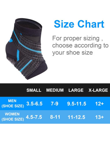 Férula de Tobillo Nvorliy AquaFlex Pro - Compresión Acuática