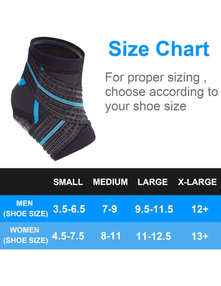 Férula de Tobillo Nvorliy AquaFlex Pro - Compresión Acuática