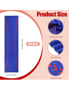 12 Toallas Refrigerantes CraftyDream 101.6x30.5cm Softball 2