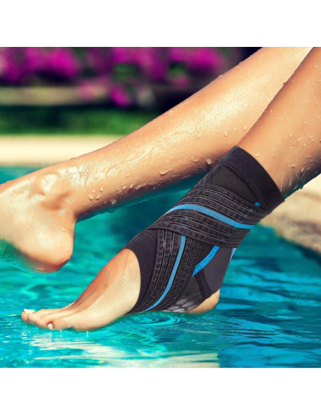 Férula de Tobillo Nvorliy AquaFlex Pro - Compresión Acuática