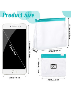 Juego de 29 Bolsas Reutilizables para Pastillas WILLBOND Verde 2