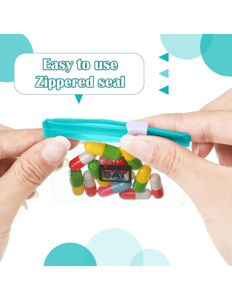 Juego de 29 Bolsas Reutilizables para Pastillas WILLBOND Verde