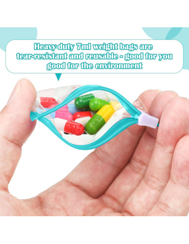 Juego de 29 Bolsas Reutilizables para Pastillas WILLBOND Verde