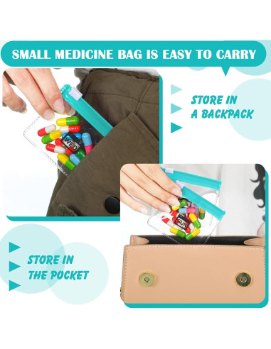 Juego de 29 Bolsas Reutilizables para Pastillas WILLBOND Verde