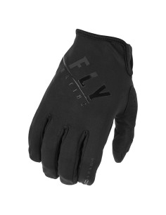 Guantes Lite a Prueba de Viento Fly Racing 2022 Negro Talla 10