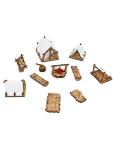 Set de Campamento de Aventureros TowerRex para D&D