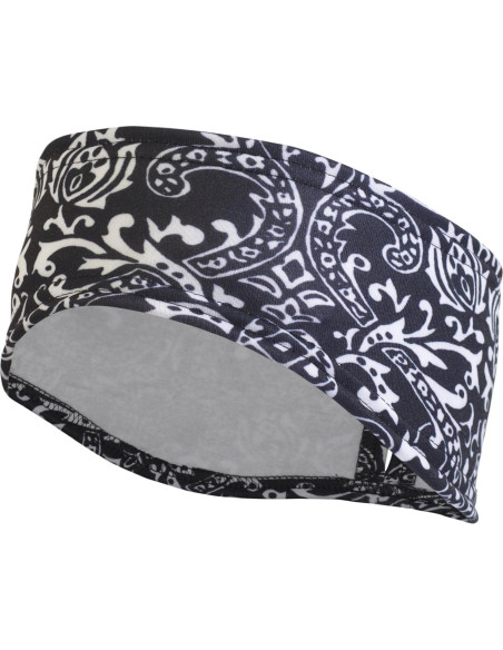 Cinta para la cabeza TrailHeads Print para mujeres - Negro y Blanco