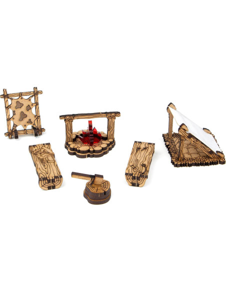 Set de Campamento de Aventureros TowerRex para D&D