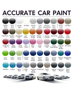 Bolígrafo de Pintura de Retoque Carhuewell 12ml Negro Metálico 2