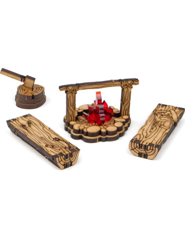 Set de Campamento de Aventureros TowerRex para D&D