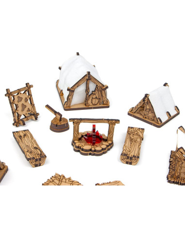 Set de Campamento de Aventureros TowerRex para D&D