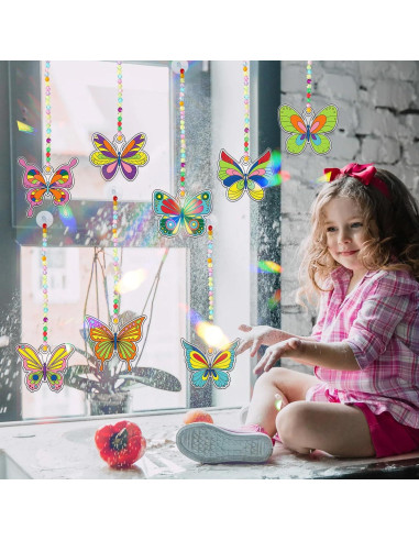 Kit de Manualidades Nlicrst 32 Piezas Mariposa DIY