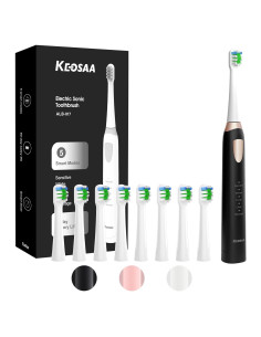 Cepillo de dientes eléctrico Keosaa ALB-817 con 8 cabezales