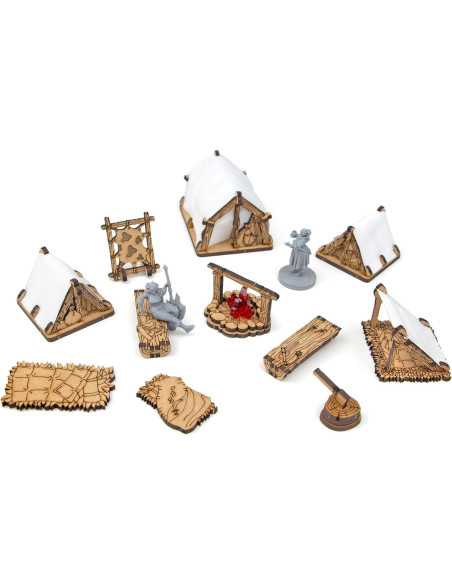 Set de Campamento de Aventureros TowerRex para D&D