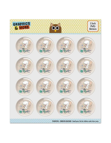 Stickers Puffy Pinky y El Cerebro - 16 Stickers 3D Coloridos