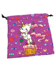 Bolsa de Dados Munchkin Steve Jackson 17,78x17,78cm Rosa