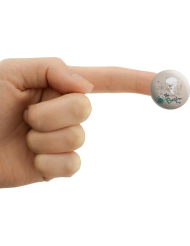 Stickers Puffy Pinky y El Cerebro - 16 Stickers 3D Coloridos