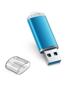 TOPESEL 128GB USB 3.0 Memoria Flash Alta Velocidad Azul