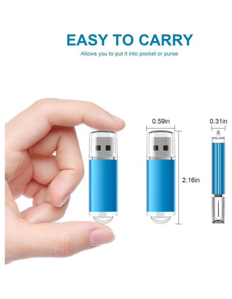 TOPESEL 128GB USB 3.0 Memoria Flash Alta Velocidad Azul TOPESEL 128GB USB 3.0 Memoria Flash Alta Velocidad Azul