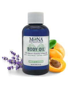 Aceite Corporal Natural MONA 60 ml Hidratante Albaricoque Lavanda