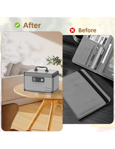 Caja de Seguridad para Medicamentos Glosen Negra 25.4 cm