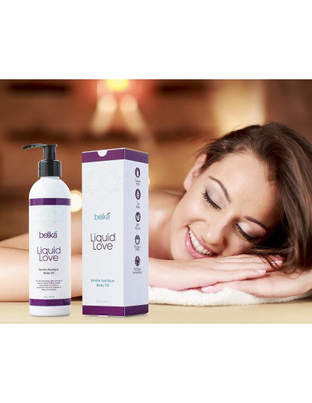Aceite Corporal Liquid Love Belka 236.6 ml Vainilla Vegano